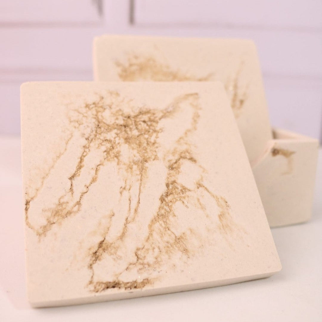 Conjunto de Posa Vasos Cuadrados