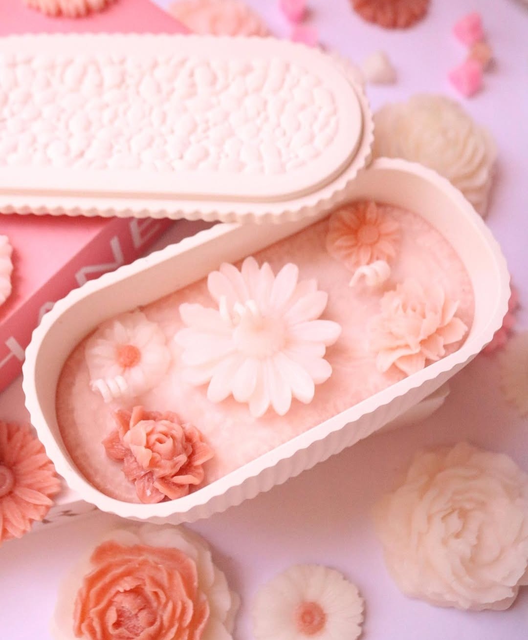 Vela elegante con tapa