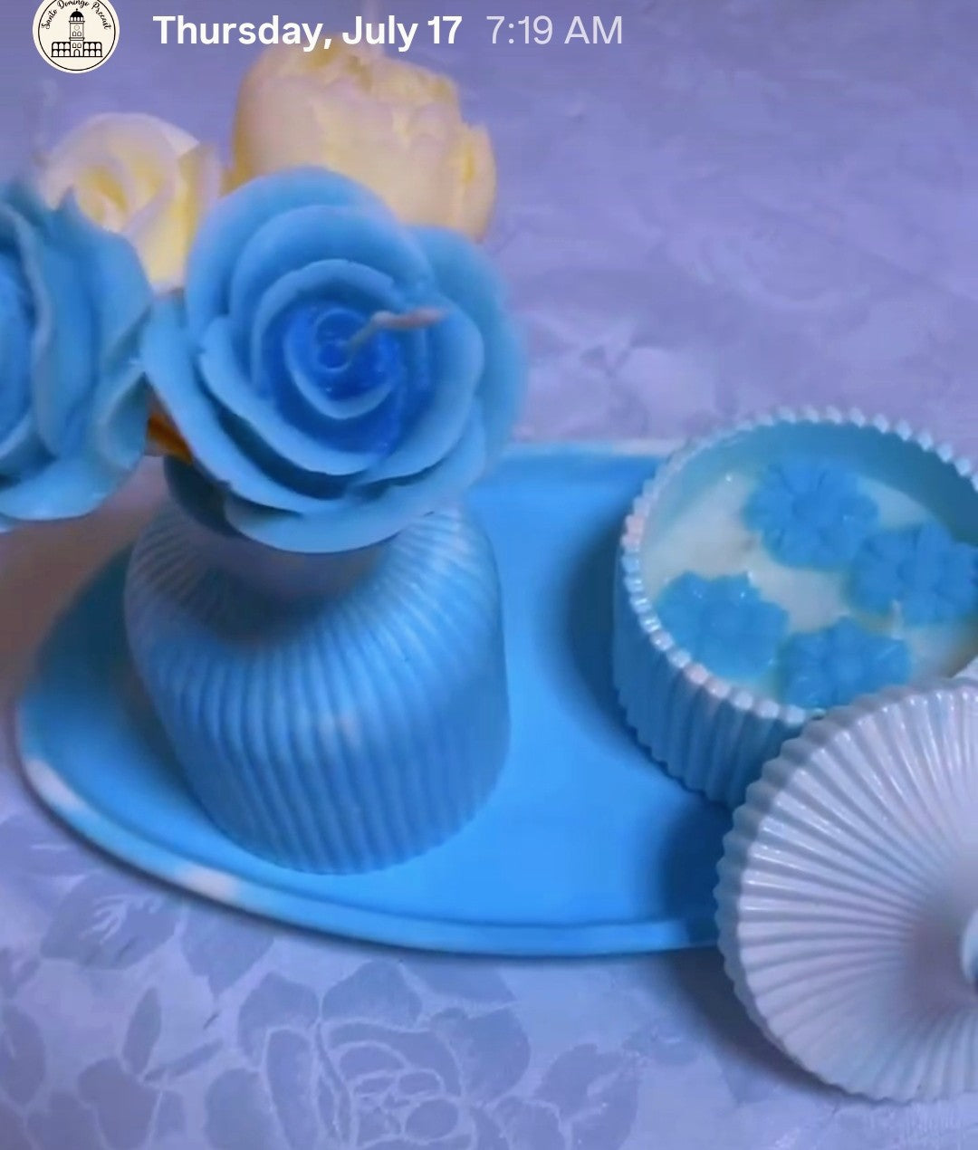 Vela Aromática de soja en tarro con opciones de florero