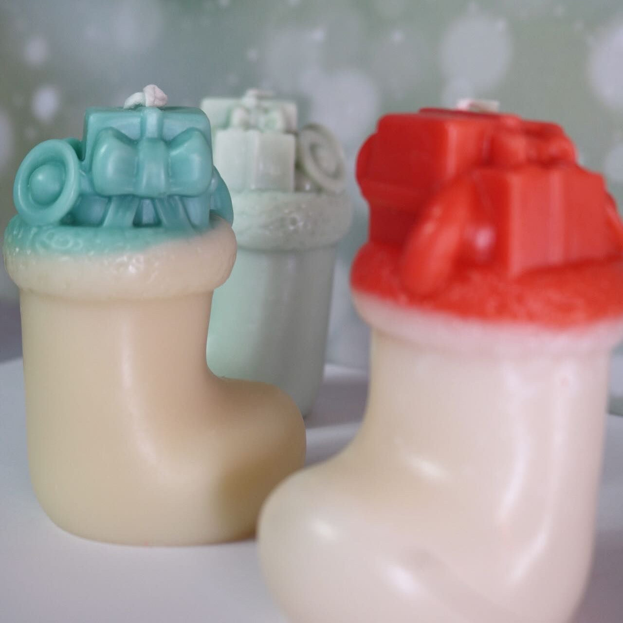 Vela de calcetín Navideño