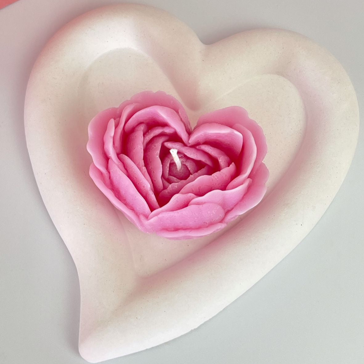 Corazón con Vela Set completo