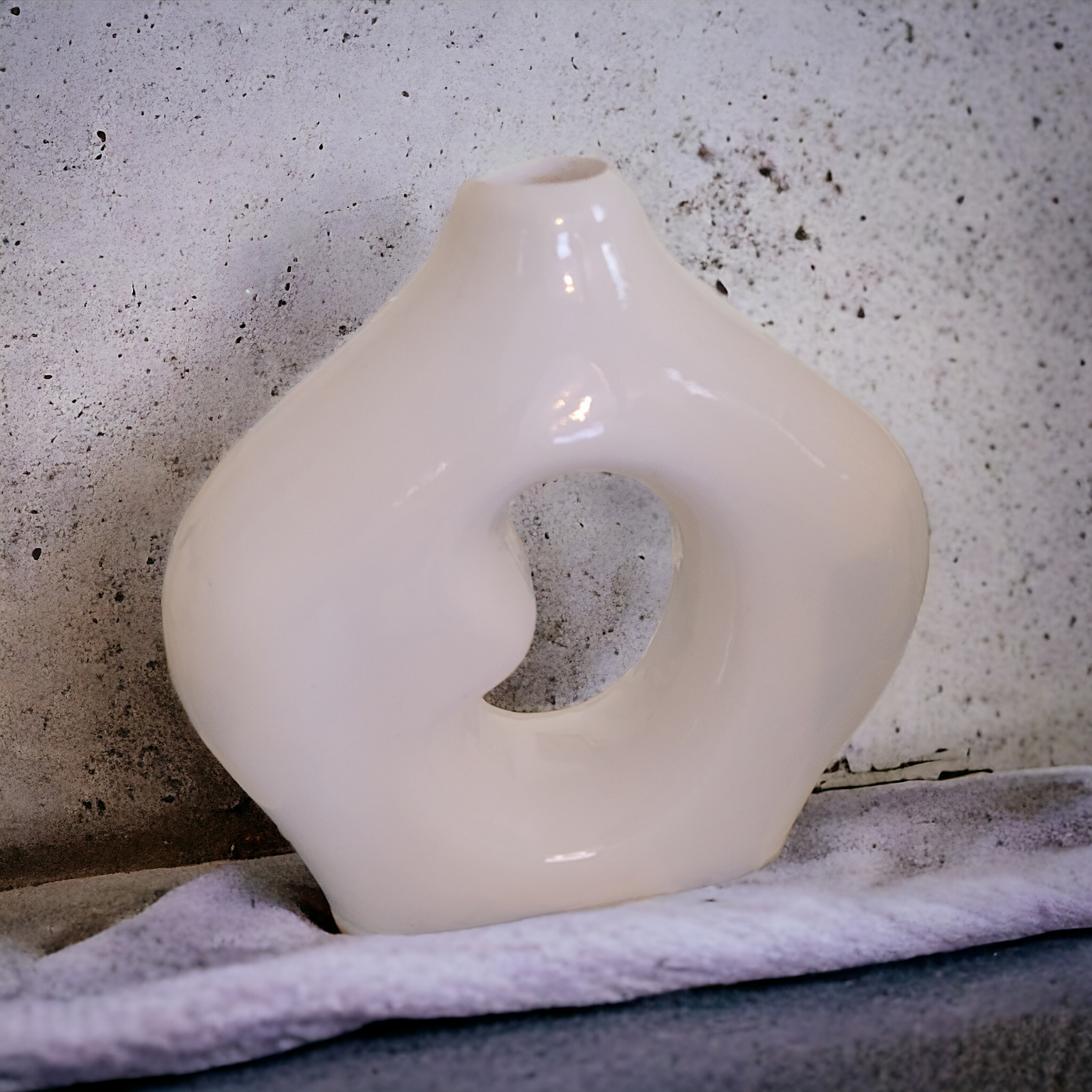 Florero de Onda Blanca