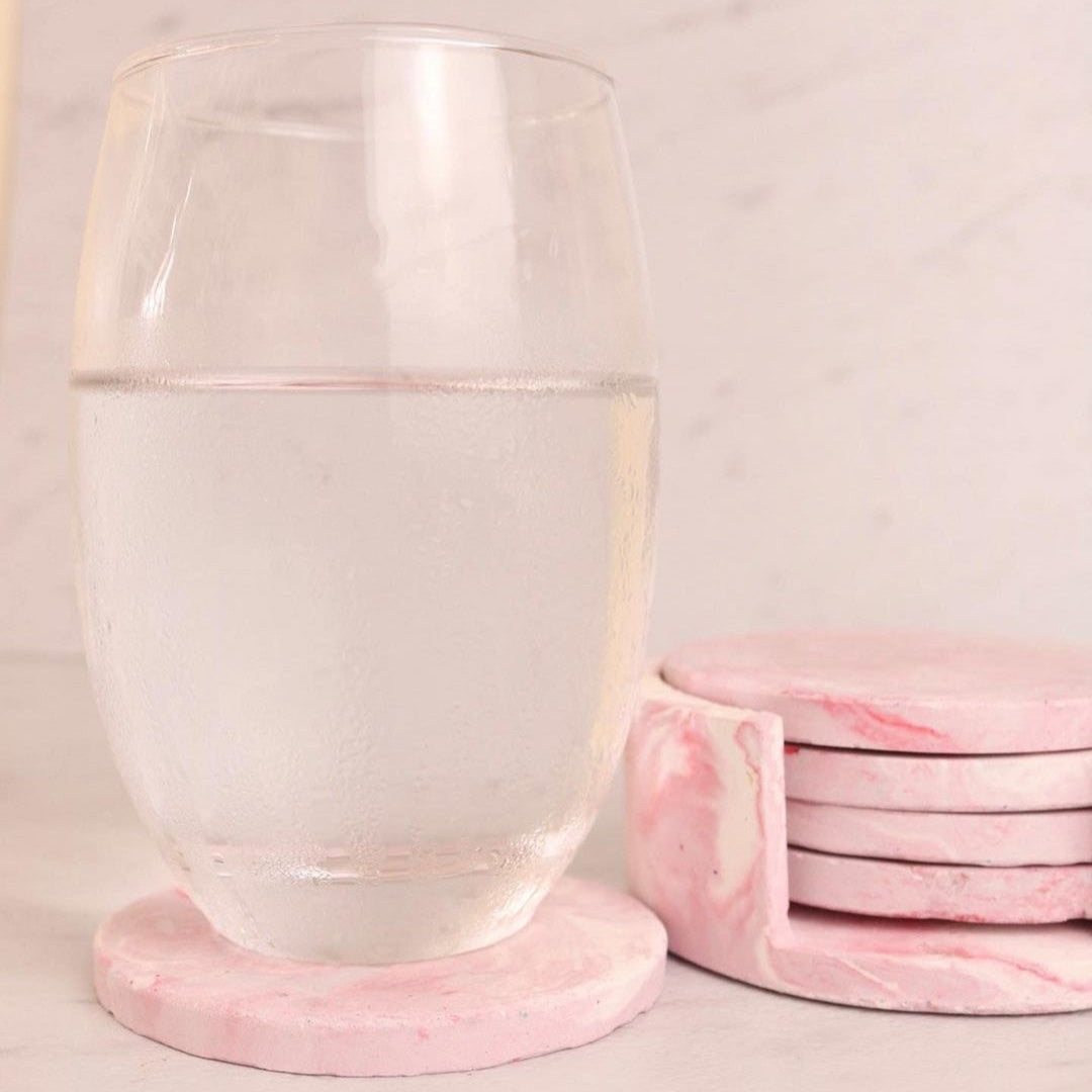 Conjunto de Posa Vasos Redondos
