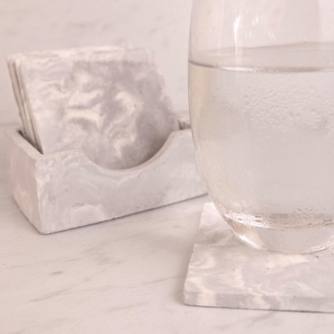 Conjunto de Posa Vasos  Cuadrados