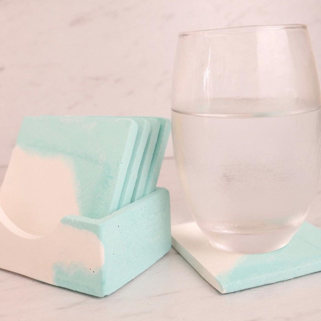 Conjunto de Posa Vasos  Cuadrados