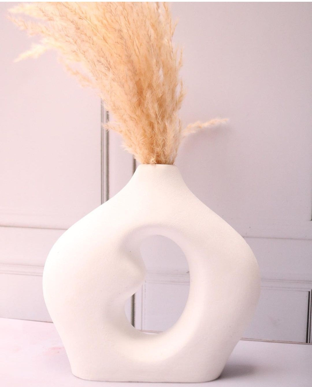 Florero de Onda Blanca