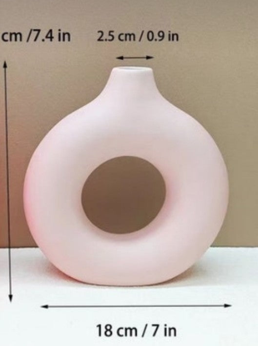 Floreros de Rosquilla (Tres piezas)
