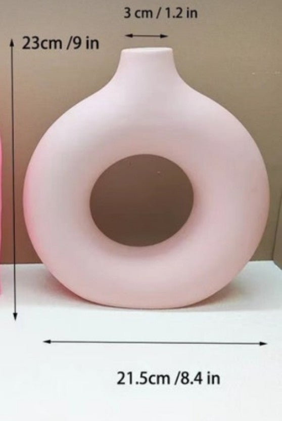 Floreros de Rosquilla (Tres piezas)