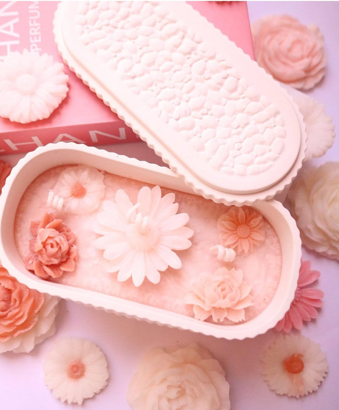 Vela elegante con tapa