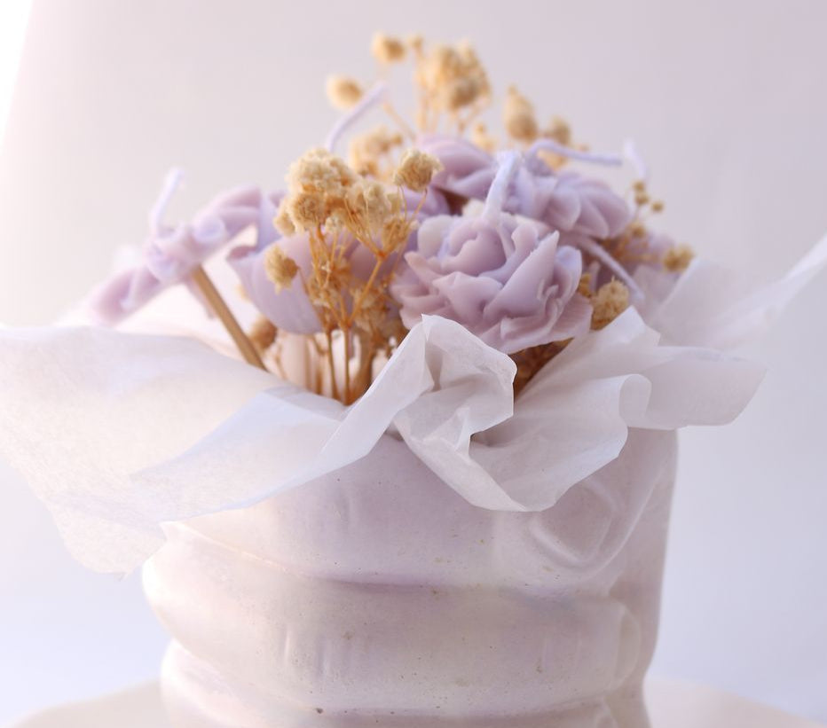 Puño de Velas de Flores Aromáticas